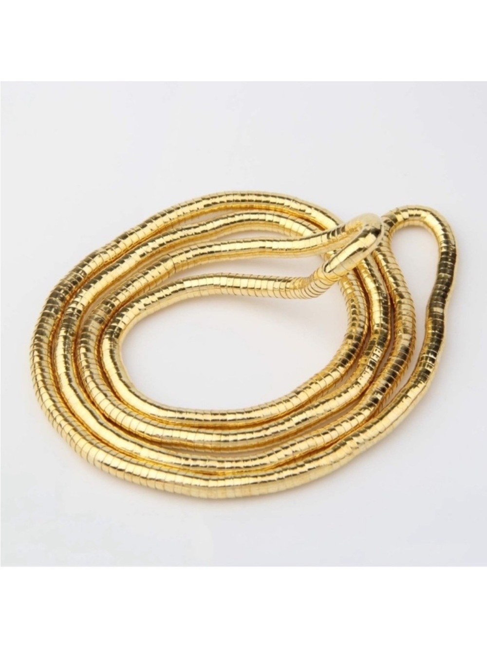 New 24k Gold Plated Bendable Gold Necklace - Picture 4 of 9